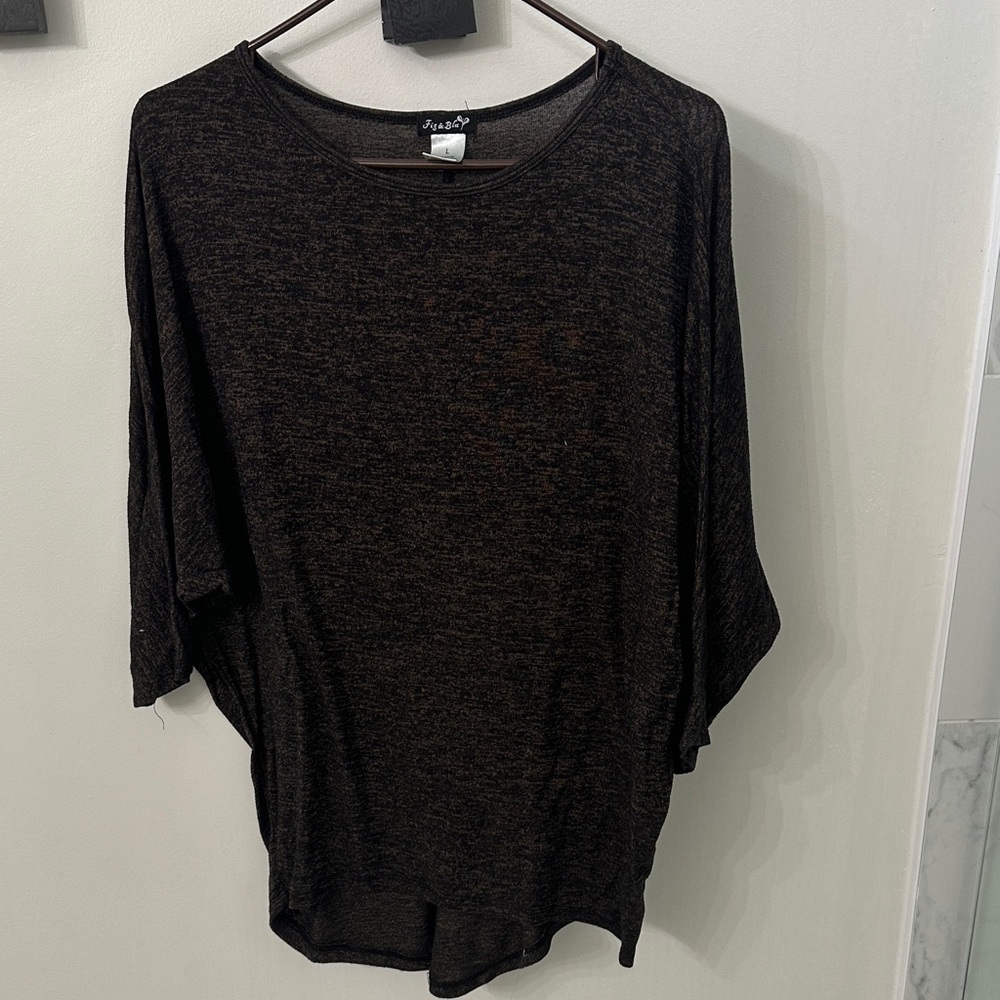 Elegant Black Long Sleeve Top by